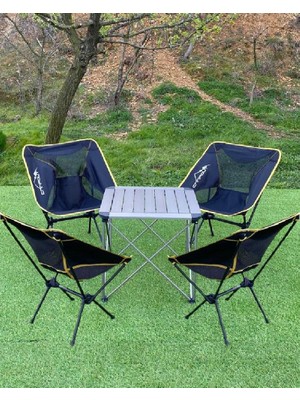 Esplendor Küçük Masa + 4 Pratik Sandalye Set