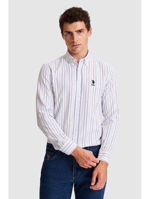 Esplendor U.s. Polo Assn. Erkek Lacivert Gömlek Desenli 50324767-VR033