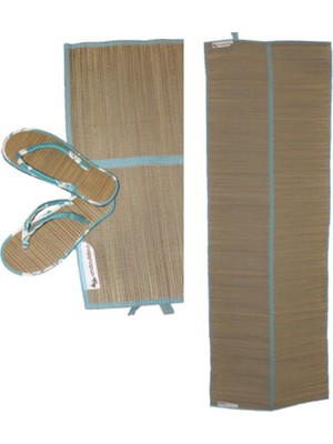 Esplendor Andoutdoor BM11 Terlikli Plaj Hasırı, Kadın, Kahverengi, Tek Beden