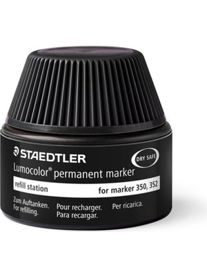 TeknoKapsül Staedtler 488 50-9 Lumocolor Parmanent Markör Mürekkep Siyah