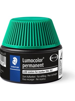 TeknoKapsül Staedtler 488 50-5 Lumocolor Parmanent Markör Mürekkep Yeşil