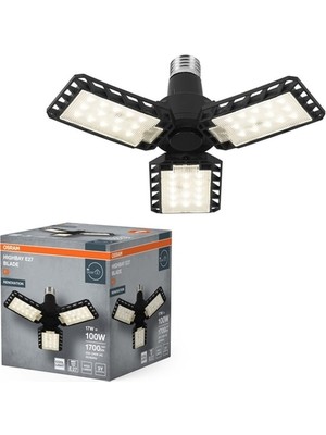 TeknoKapsül Osram Highbay Blade 17W 840 4000K 1700LM IP20 E27 Duy Beyaz Işık Siyah Aydınlatma AC630960155