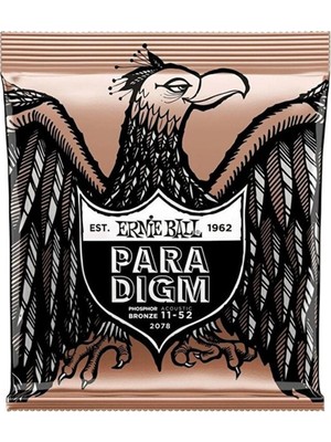 TeknoKapsül Ernie Ball P02076 Paradigm Medium Light Fosfor Bronz 12-54 Akustik Gitar Tel Seti