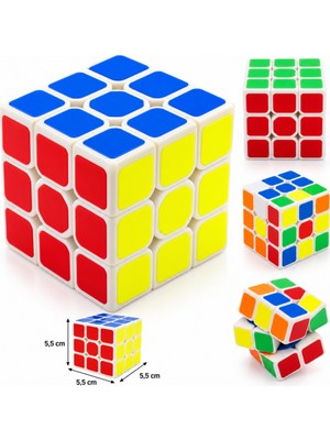 Marka Kolik Beyaz Zemin Üzeri Renkli Zeka Küpü 3X3X3-5,5 cm (Adet Fiyatıdır)