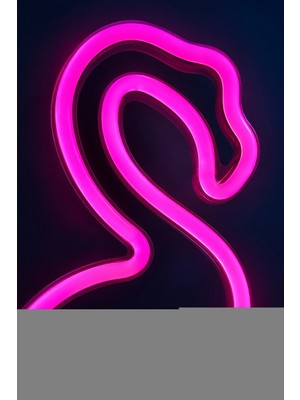 Hace Bazaar Flamingo LED Lamba USB Kablolu Beyaz Gövdeli