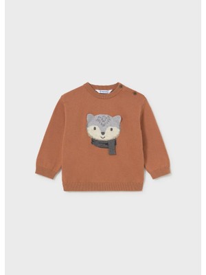 Mayoral Erkek Bebek Baskılı Sweater Kiremit 2372