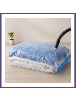 Teknokapsül Vakuumlu Hurç 3'lü Set (2X55X90 cm + 1X80X100 Cm) - %75 Yer Tasarrufu Bzsth