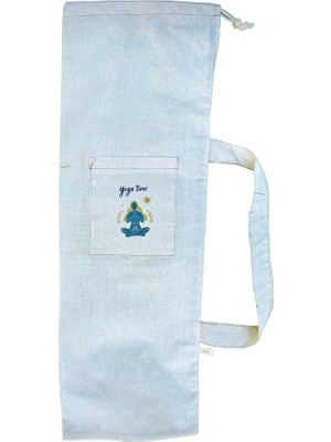 KSB Store Yoga Mat Taşıma Çantası (8 mm UYGUN,%100 Ham Pamuk), Spor Çantası, Yoga Pilates Mat Çantası, Mat Çanta