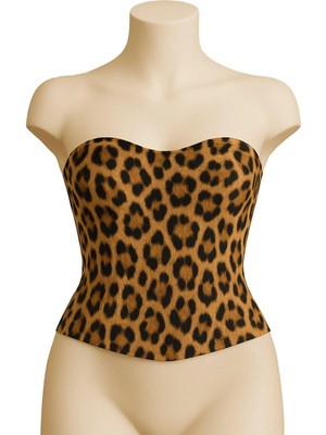 Civetta Leopar Mı Emay 9155 Terletici Korse Büstiyer