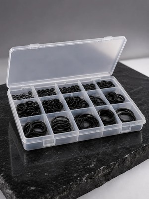 TCX Profesyonel O-Ring Conta Seti 225 Parça Organizer Kutuda