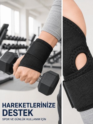 Astraltech El Bilekliği Başparmak Destekli Ayarlanabilir Bilek Sargısı Sporcu Bilek Bandajı Ayarlanabilir El B