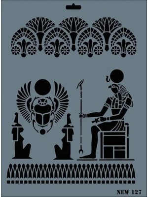 Colezium Rich New Seri N-127 Stencil 35X25 cm