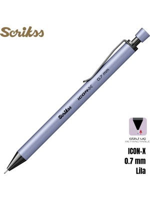Scrikss Scrıkss Icon-X Versatil Kalem 0.7 Mor