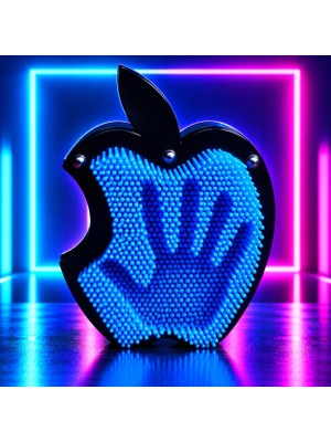 Kuzey Oyuncak Vıp Yüksek Kalite Büyük Boy Blue Apple 3D Pinart Çivi Sanatı Mavi Elmalı Pinart Çivi Sanatı Mavi