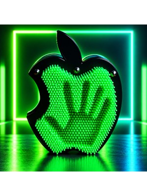 Kuzey Oyuncak Vıp Yüksek Kalite Büyük Boy Green Apple 3D Pinart Çivi Sanatı Yeşil Elmalı Pinart Çivi Sanatı Yeşil
