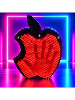 Kuzey Oyuncak Vıp Yüksek Kalite Büyük Boy Red Apple 3D Pinart Çivi Sanatı Kırmızı Elmalı Pinart Çivi Sanatı Kırmızı