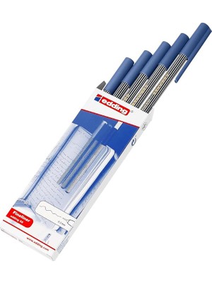 55 Fineliner - Çelik Mavisi - 10 Kalem - 0,3 mm Uç