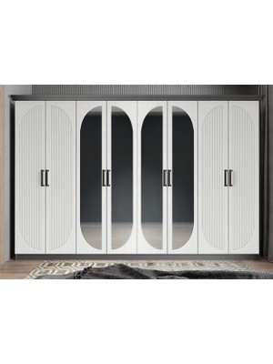 Baramolife Membran Harika 8 Kapaklı Gardırop - G.S.M.H_320