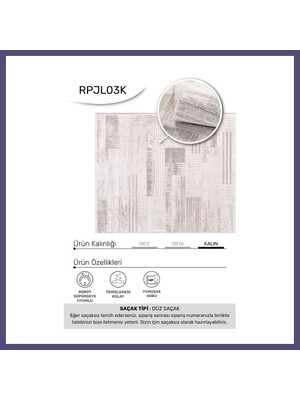 Teknokapsül Youdayhomecollection Jalura Model Oturma Odası Halısı · Ebat: 160X500 Bzsth