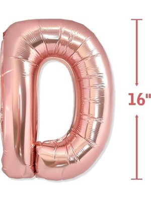 Herovia Gitti 16 Inç 40 cm Rose Gold Bride To Be Folyo Balon