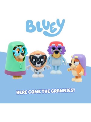Herovia - 4'lü Figür Paketi Burada Büyükanneler Geliyor, Hareketli Kollu ve Aksesuarlı, 6 – 7,6 cm Büyüklüğünde, Hareketli Çocuk Oyuncakları, Bölüm Büyükanne Oyunlarından Anlar