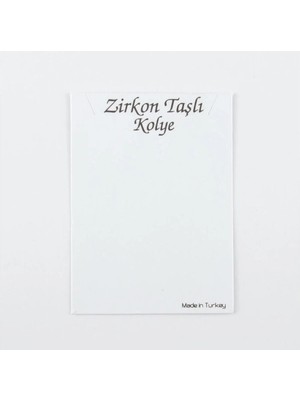 Yakup Tokatlı Moda Ytm- Zirkon Kolye Kartı
