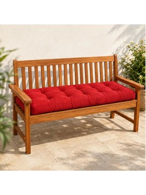 Patiyu Kapitone Bank Minderi · 100 × 45 × 4 cm · Kırmızı