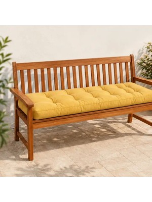 Patiyu Kapitone Bank Minderi · 100 × 45 × 4 cm · Hardal
