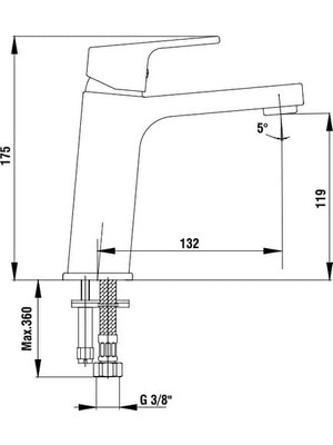 MSP Tiera Lavabo Bataryası 102108989
