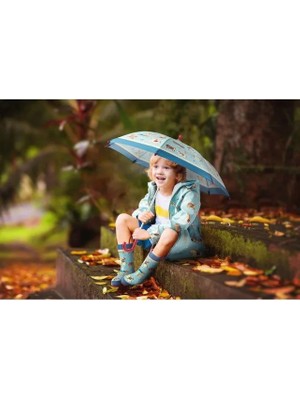 Stephen Joseph Çocuk Kapüşonlu Yağmurluk Kovboy Mavi SJ860132B