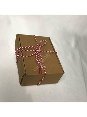 Beyaz Paketleme Ip Iki Renkli Ambalaj Ipi Hediye Paketi Bileklik - 10 Metre
