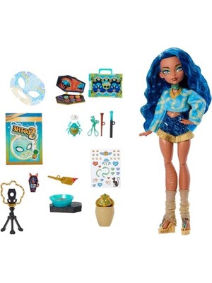 Rafta Monster High Güzellik Sırları Bebek ve Aksesuar Seti, 13 Parça