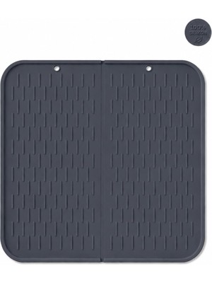 Str Store %100 Silikon Bulaşık Kurutma Matı,pvc ve Plastik Içermez,bulaşık Altlığı,bulaşık Kurutmalığı-Füme