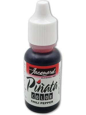 TeknoKapsül Jacquard Ürünler Pinata Alkol Mürekkepleri, Acı Biber Kırmızı, 5 Oz