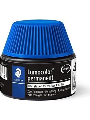 TeknoKapsül Staedtler 488 503 Lumocolor Permanent Markör Mürekkep Mavi