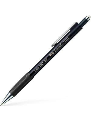 TeknoKapsül Faber-Castell Grip 1347 Versatil Kalem, Siyah, 0.7mm, Mekanik Kurşun Kalem