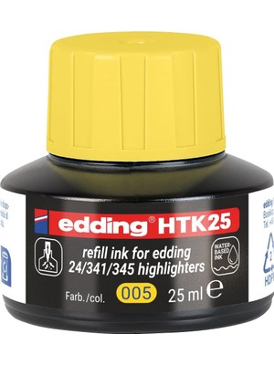 TeknoKapsül Edding Hkt 25 Mürekkep Sarı 25ML