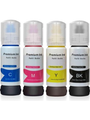 TeknoKapsül Photo Ink 103 L1110/L3110/L3111/L3150/L3156/L3151/L5190 4 Renk Mürekkep Renkli