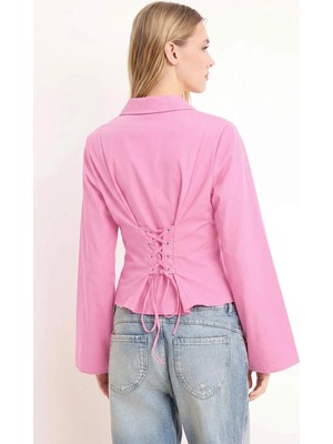 TeknoKapsül Pembe Gömlek TWOAW26GO00055