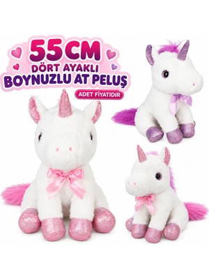 Str Store 63039 55 cm Dört Ayak Boynuzlu At Peluş 1 Adet Fiyatıdır