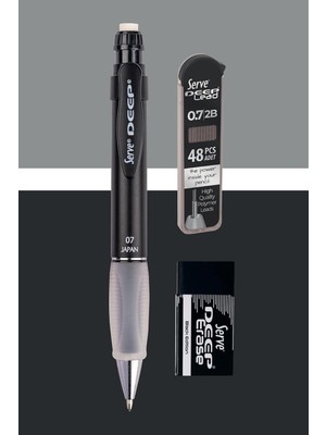 StepCo Deep Klm & Sılgı & Mın 0,7mm Sıyah