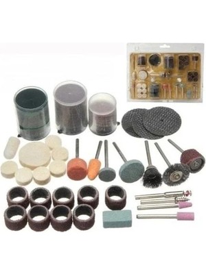 Hace Bazaar 105 Parça Taşlama Zımpara Dremel Gravür Oyma Aksesuar Set