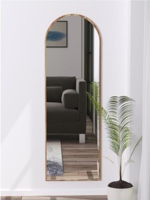 Bomii Ceviz Boy Ayna Antre Koridor Konsol Duvar Salon Banyo Wc Ofis Çocuk Yatak Odası, 50X150