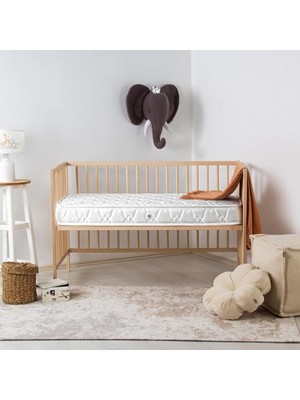 Bomii Yatak Bebek Happy Baby 80X140 Beyaz