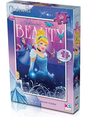 La Boom CRL709 Ks, Cinderella 50 Parça Çuk Puzzle - 1 Adet