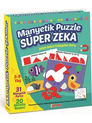 La Boom 1536 Manyeti̇k Puzzle Süper Zeka - 1 Adet