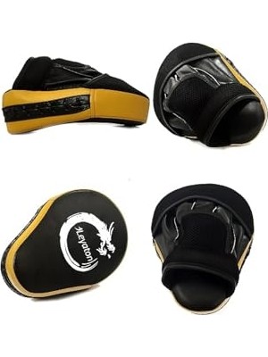 Trendexa Boks Lapa Çift Ellik Kick Boks Muay Thai Lapa (2 Adet) 1çift LYT-135SR Sarı Tek Ebat Unisex