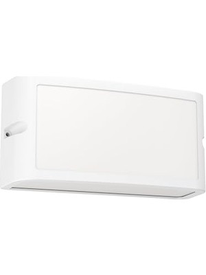 Mey İthalat Camarada LED Duvar Lambası, Dış Mekan Aydınlatması, Ev Duvarı, Dikdörtgen Dış Mekan Lambası, Metal, Beyaz Dış Duvar Lambası, Dış Mekan Lambası, Soğuk Beyaz, IP54