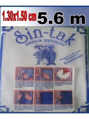 Mey İthalat 130X150CM Çift Kanat Cırt Pencere Kapı Sinekliği