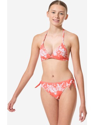 Decathlon Çocuk Normal Kesim Bikini Takımı - Turuncu - Desenli - TANIA